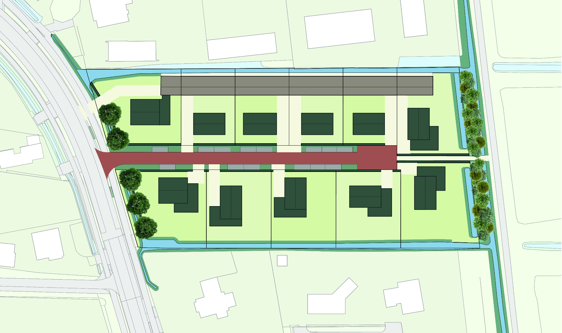 Situatietekening De Kapschuur