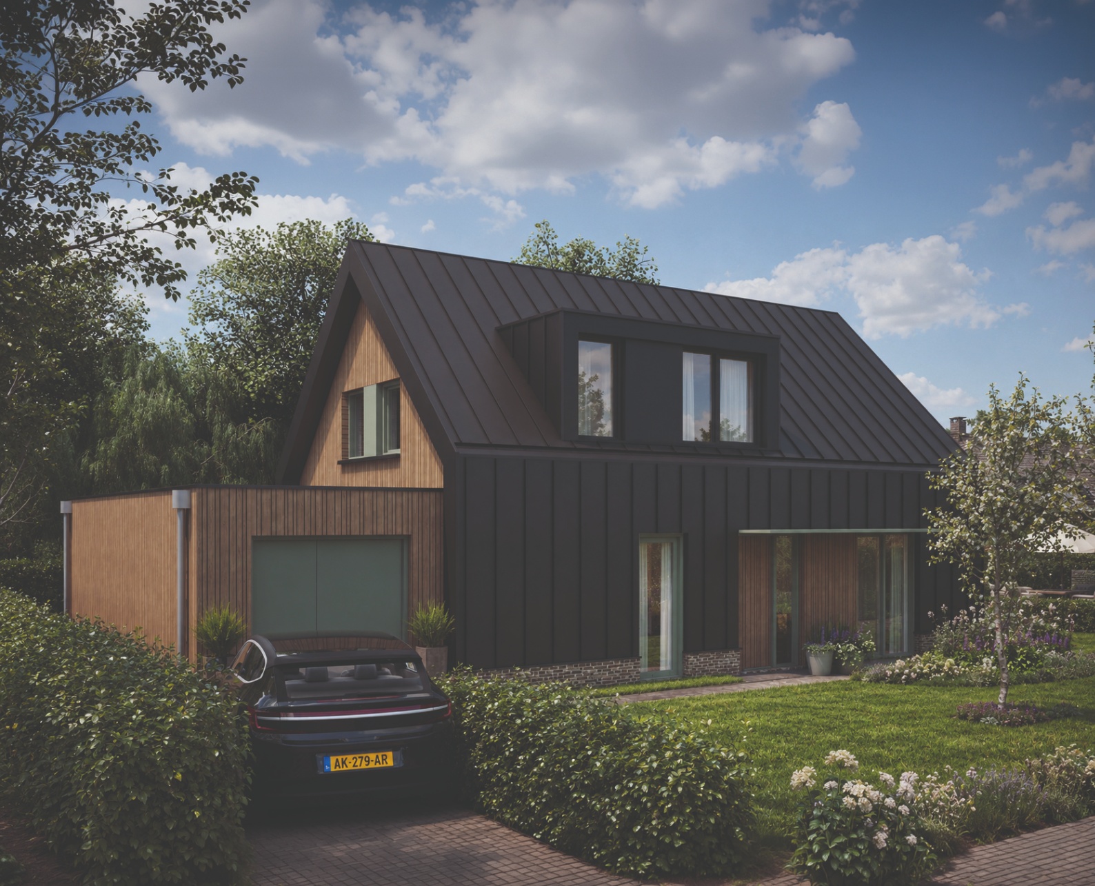 Vooraanzicht bouwnummer 6